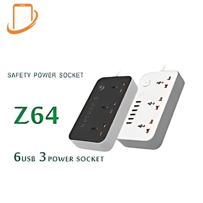 ⁦مشترك كهربائي ذكي ب 6 منافذ USB⁩ - الصورة ⁦2⁩