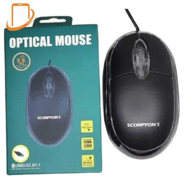 ماوس Scorpyon MS-118 - أسود