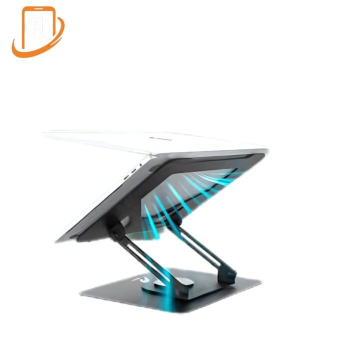 ⁦حامل كمبيوتر محمول LS-070، قاعدة دوارة 360 درجة، قابل للطي⁩ - الصورة ⁦2⁩