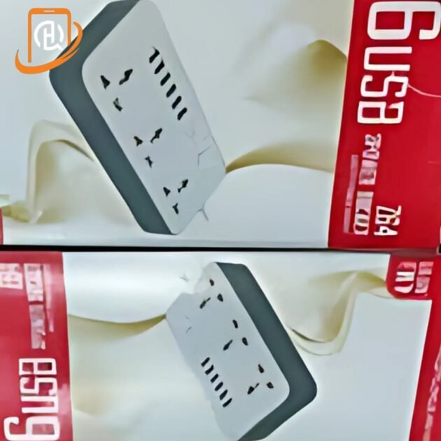 مشترك كهربائي ذكي ب 6 منافذ USB
