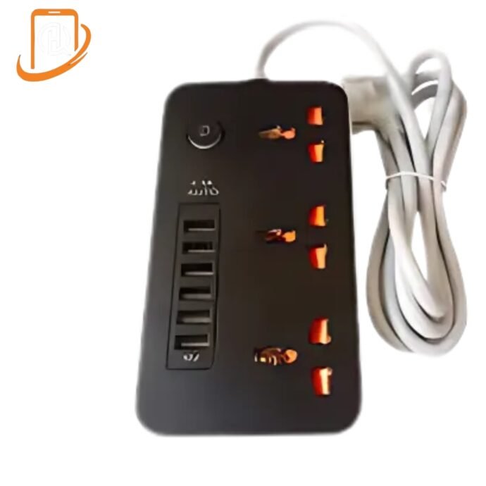 ⁦مشترك كهربائي ذكي ب 6 منافذ USB⁩ - الصورة ⁦4⁩