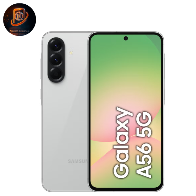 سامسونج جالاكسي A56 5G ثنائي الشريحة – 8 جيجابايت رام، 256 جيجابايت تخزين – لون رمادي فاتح مميز (Awesome Light Gray) – نسخة الشرق الأوسط