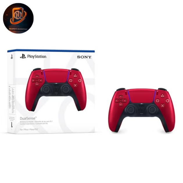 ذراع تحكم بلايستيشن 5 لاسلكي أصلي – لون أحمر بركاني (Volcanic Red) – إصدار رسمي