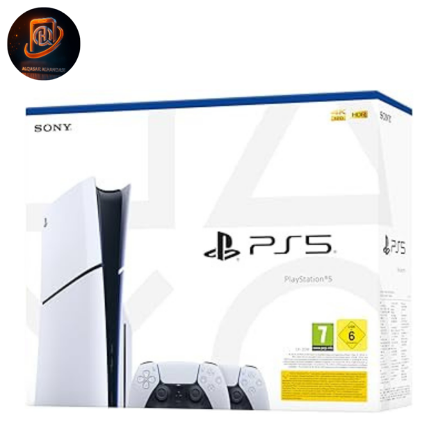 جهاز بلايستيشن 5 سليم إصدار الأقراص (Disc Edition) – مع ذراعي تحكم DualSense لاسلكي – باك مزدوج – إصدار رسمي