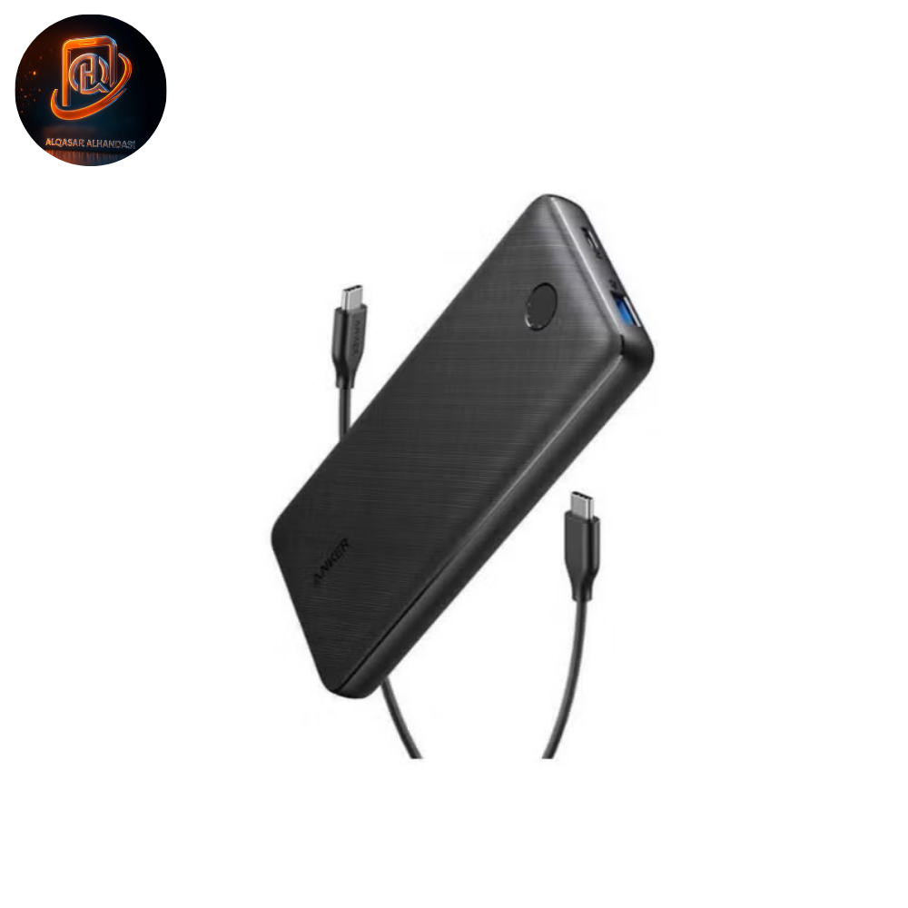 باور بنك Anker PowerCore Essential بسعة 20000mAh – شحن سريع 20 واط – تقنية PowerIQ – USB-C (إدخال فقط) – أسود - الصورة 3