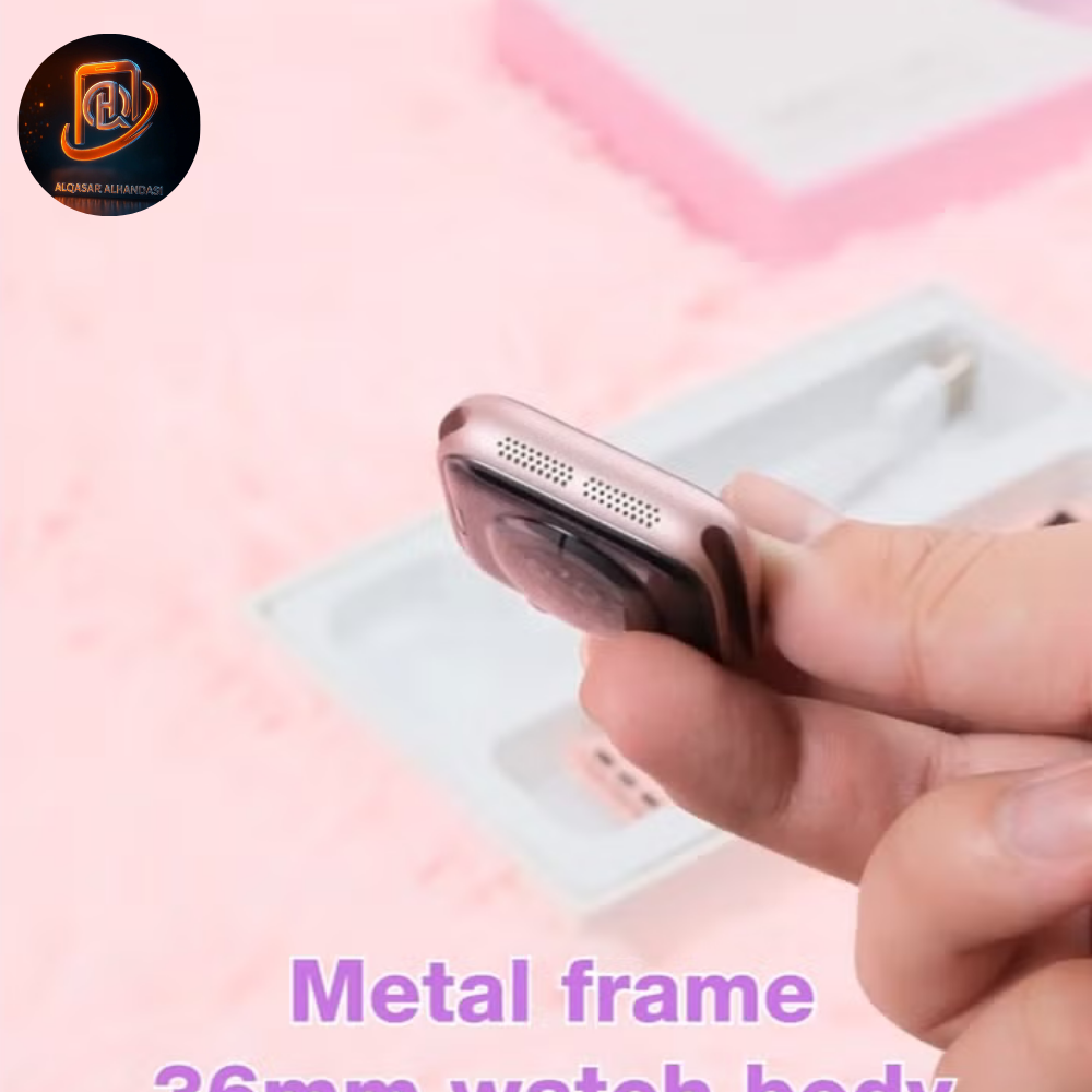 ⌚ ساعة Modio MW12 Mini الذكية – 36 مم – شحن لاسلكي – شاشة لمس كاملة - الصورة 4