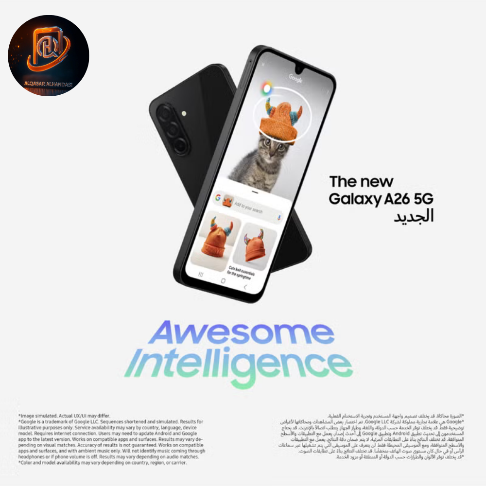 موبايل سامسونج جالاكسي A26 5G دوال سيم – ذاكرة 256GB، رام 8GB – لون أسود – نسخة الشرق الأوسط - الصورة 4